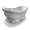 White Carrara White Marble Bathtub