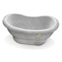 White Carrara White Marble Bathtub