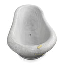 White Carrara White Marble Bathtub