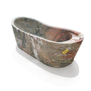 Unique Marble Bathtub Verde Rosato Imperiale