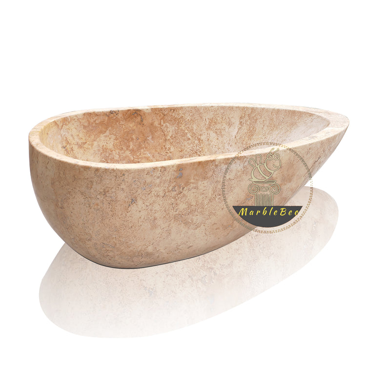 Freestanding luxury stone bathtub