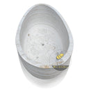 Large Marble Double Slipper Tub