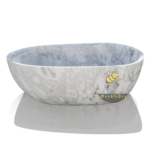 White carrara marble bathtub for sale