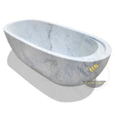 Arabescato marble tub