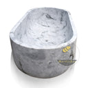 Marblebee gray Marble Bathtub Made from Arabescato Marble