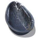 Black Stone Bathtub Crafted from Nero Marquina Marble