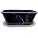 Marblebee Black Marble Tub – Hand-Carved from Nero Marquina