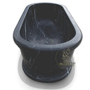 Marblebee Black Marble Tub – Hand-Carved from Nero Marquina