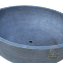 Marblebee Black Marble Bathtub with Matte Finish