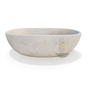 Limestone Bathtub - Modern freestanding natural stone beige bathtub