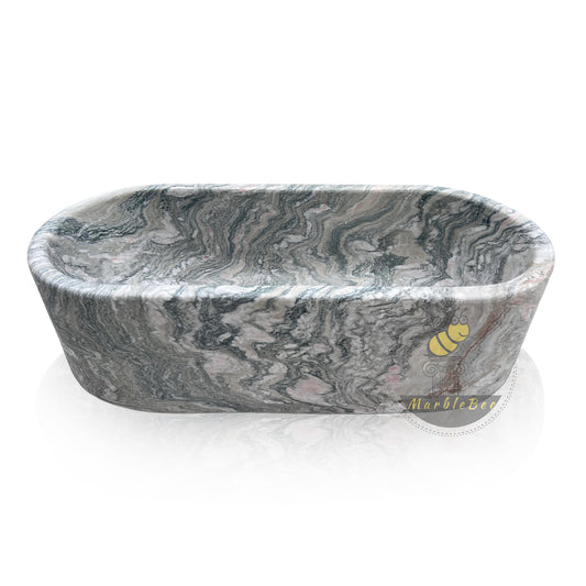 Unique Verde Rosato Imperiale Bathtub