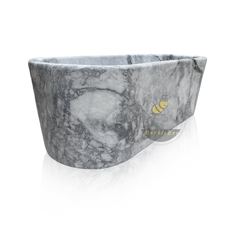 Arabescato Freestanding Stone Tub