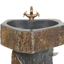Marblebee Stone Basin Pedestal