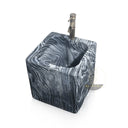 Marblebee Zebra Stone  Pedestal Sink