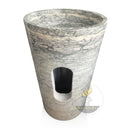 Light Grey Marble Marblebee Sink Pedestal