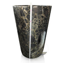 Marblebee Black Gold Contemporary Pedestal Sink