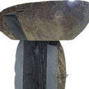 Marblebee Natural Stone Modern Pedestal Sink