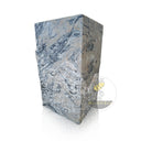 Marblebee Dark Grey Marble Compact Pedestal Sink