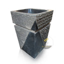 Marblebee Black Marble Petite Pedestal Sink