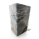 Marblebee Rectangular Matte Black Pedestal Sink