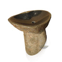 Marblebee natural stone black freestanding sinks