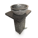 Marblebee Absolute Black Marble Pedestal