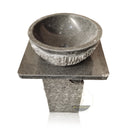 Marblebee Absolute Black Marble Pedestal