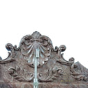 Marblebee  French Red Vintage Style Pedestal Sink