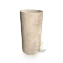Marblebee Travertine Pedestal Sink