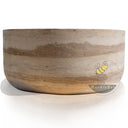 Marblebee travertine bathtub unique Iran natural stone