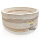 Marblebee travertine bathtub unique Iran natural stone