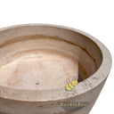 Marblebee travertine bathtub unique Iran natural stone