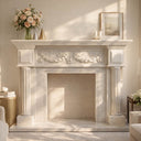 Cheminée en marbre Piliers de la Liberté Style Néoclassique Français