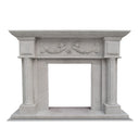 French Neoclassical Marble Mantel