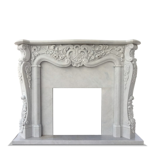 Buy Custom Neo-classical Marble Fireplace