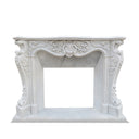 White fireplace Mantel French Style