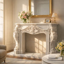 Manteau de cheminée rococo