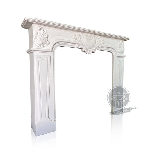 White Marble Mantel