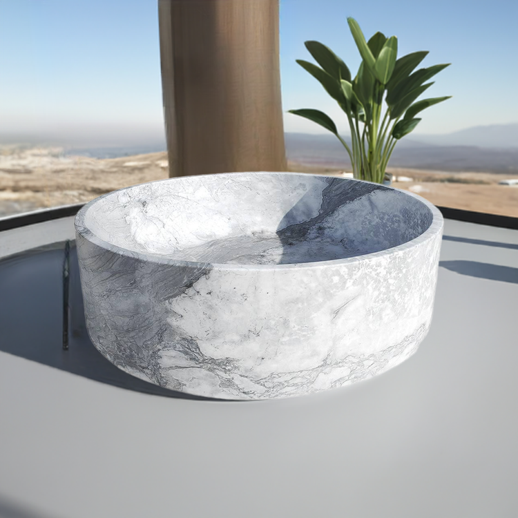 Natural stone bathtub in Japanese soaking tub style 2 person extra Large