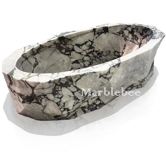 Calacatta Crema Viola Marble Sample