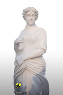Large statue of the Muse