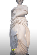 Large statue of the Muse