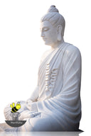 Marble statue of Buddha
