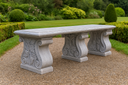 Garden Bench by natural stone