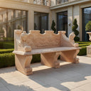 مقعد منحوت بالحجر