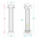 Stone columns in Calacatta Crema Viola - Image 11