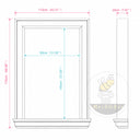 Window Casing Molding in White Marble - Image 11