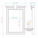 Window Casing Moulding in White Marble - Image 11