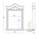 Window Casing and Trim in White Marble - Image 11