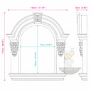 Window Casing Molding in White Marble - Image 11